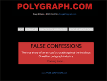 Tablet Screenshot of polygraph.com